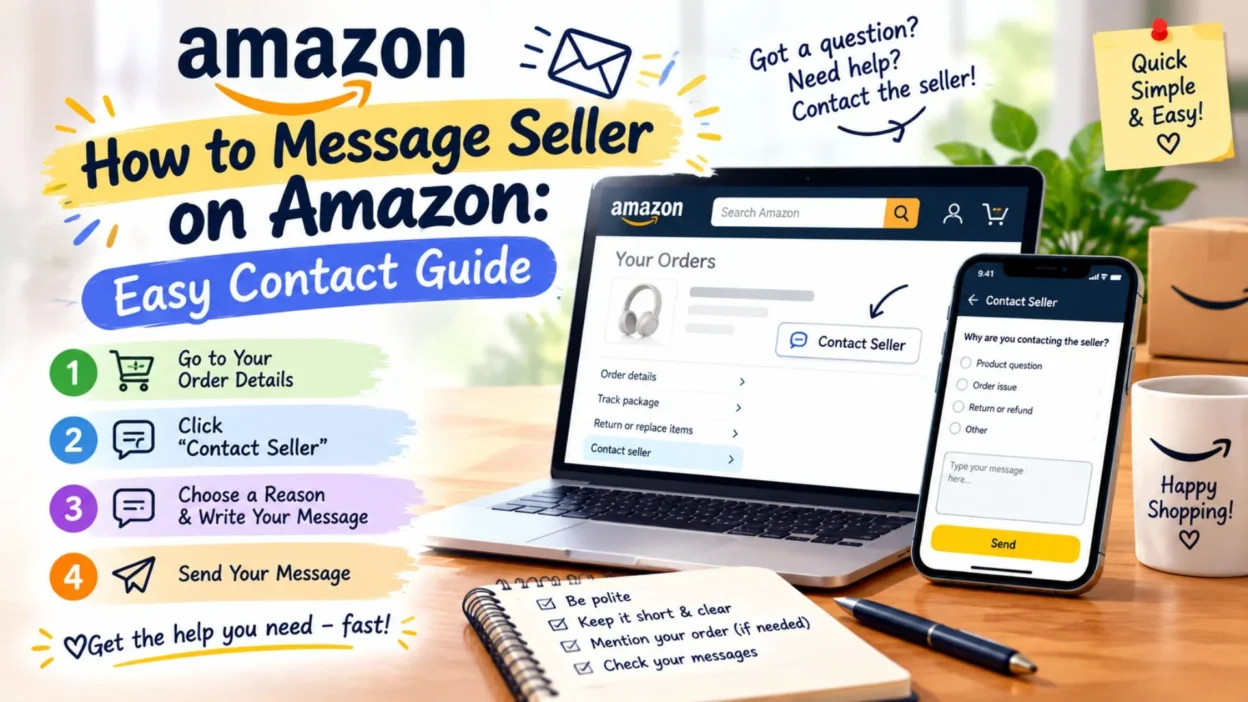 How to Message Seller on Amazon with simple steps and ready-to-send message examples