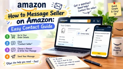 How to Message Seller on Amazon with simple steps and ready-to-send message examples