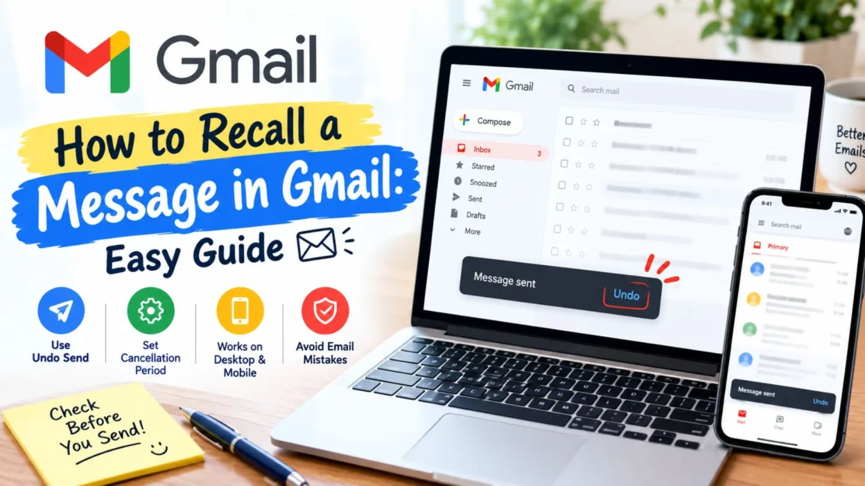 How to Recall a Message in Gmail: Easy Guide 📧