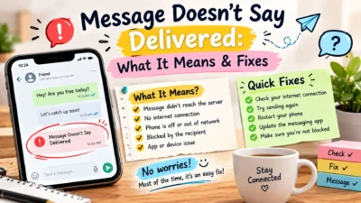 Message Doesn't Say Delivered: Meaning, Causes & Fixes 📱