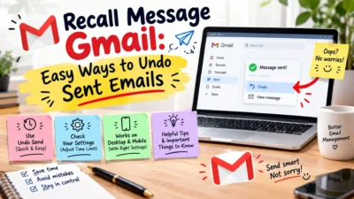 Recall Message Gmail: Easy Ways to Undo Sent Emails 📧