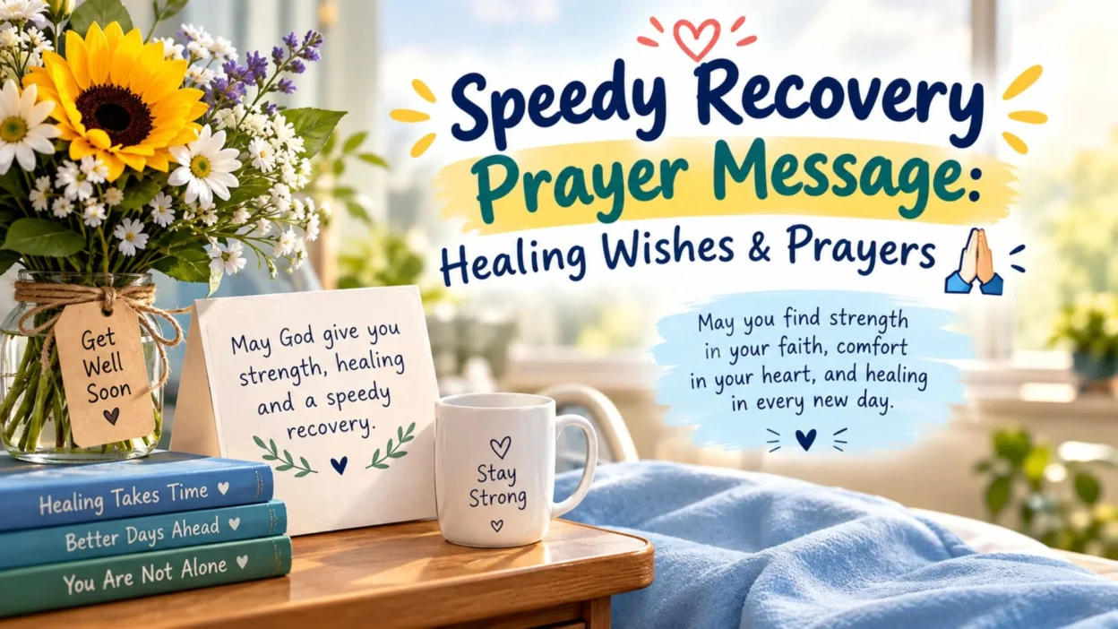 Speedy Recovery Prayer Message – Healing Wishes & Prayers 🙏